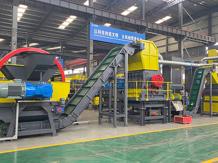 廢舊輪胎處理生產(chǎn)線